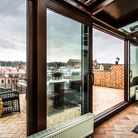 With A Terrace Over The Old Town Two Bedrooms Kaunas