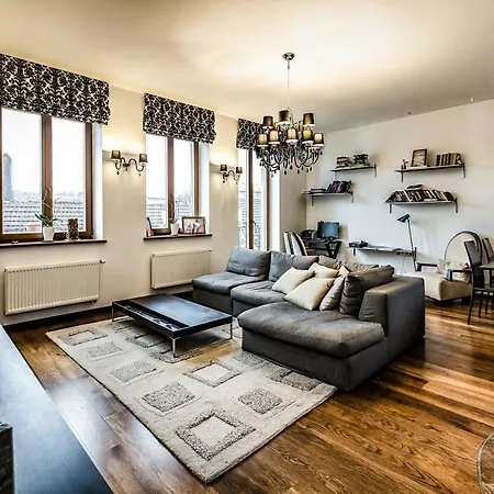 Apartment With A Terrace Over The Old Town Two Bedrooms Kaunas